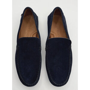 Allen Edmonds Santiago Driving Loafers Mens 10 D Blue Suede Shoes 7173 78280